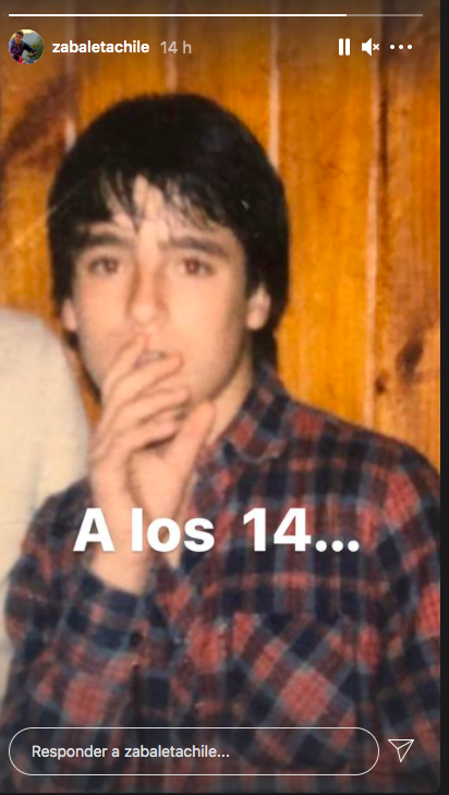 Jorge Zabaleta a los 14 años
