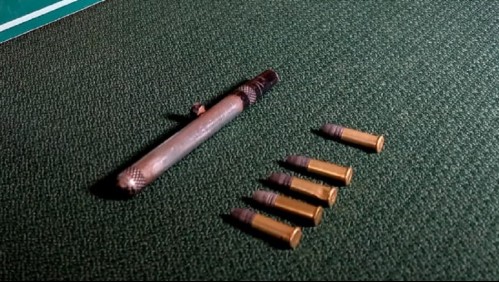 Incautan arma de fuego de tipo 'lápiz' en Antofagasta: Estaba lista para ser usada