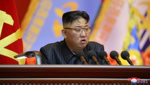 La misteriosa marca verde en la cabeza de Kim Jong-Un en su reciente aparición pública