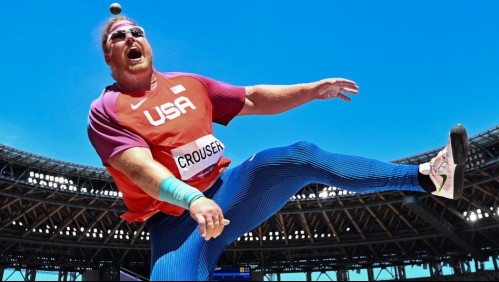Tokio 2020: estadounidense Ryan Crouser revalida su título olímpico en lanzamiento de bala