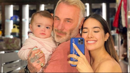 Gianluca Vacchi cambia de look para su cumpleaños 54 y se pinta el nombre de su hija en el pelo