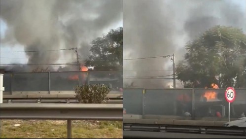 Investigan causas que originaron incendio que afectó a cuatro casas en Recoleta