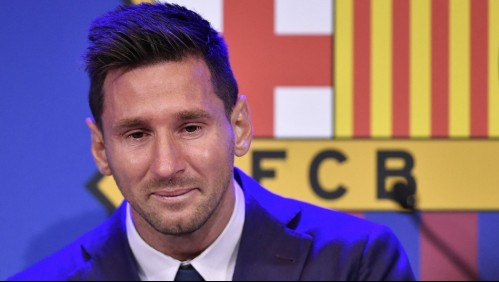 Messi se despidió emocionado hasta las lágrimas del Barcelona: 