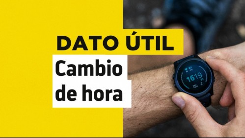 ¿Cuándo se realiza el cambio de hora en Chile?