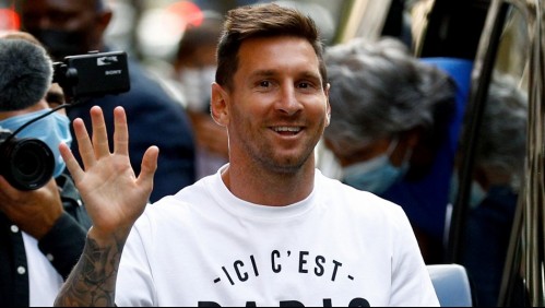 No usará la número 10 en su espalda: Así luce Lionel Messi con la camiseta del PSG