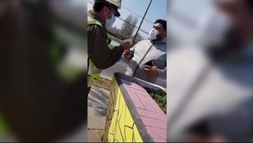 Supuestamente quería 'pagar' el parte: Carabineros detiene a sujeto por intento de cohecho