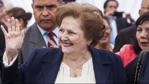 Lucía Hiriart fue dada de alta del Hospital Militar