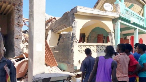 Las impactantes imágenes del terremoto que afectó al sur de Haití