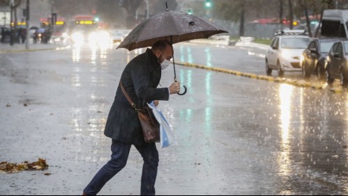 Lluvia en Santiago: Conoce cuánto podría precipitar desde este miércoles en la capital