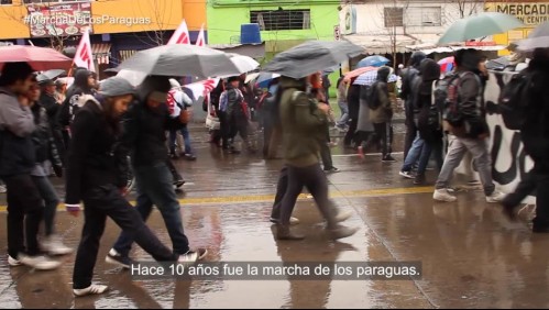 'Hace 10 años no nos paró la represión': Boric, Jackson, Vallejo y Cariola recuerdan la 'marcha de los paraguas'