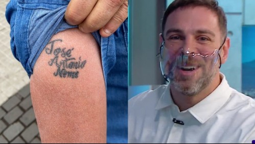 'Después de Dios, está Neme': Fanática tiene tatuado el nombre del conductor del Mucho Gusto