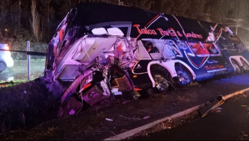 Fatal colisión entre camiones y un bus deja al menos 15 lesionados en la región del Maule