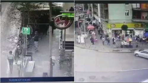 Se dedicaban a los 'lanzazos' en Estación Central y Santiago: Carabineros logró la detención de dos delincuentes