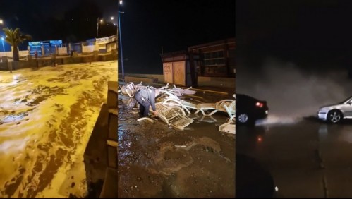 Fuertes marejadas causan estragos en el Litoral Central