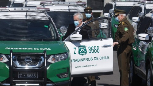 Presidente Piñera anuncia compra de más de 600 vehículos para reforzar labor preventiva de Carabineros