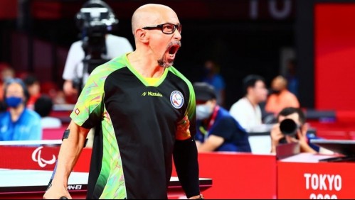 Cristián Dettoni derrota al número uno del mundo en tenis de mesa de los Juegos Paralímpicos