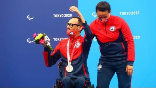Alberto Abarza consigue medalla de plata en los 200 metros libres de Tokio 2020
