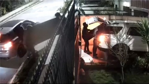 Videos muestran violento asalto que sufrió un matrimonio y sus hijos en su domicilio en San Miguel