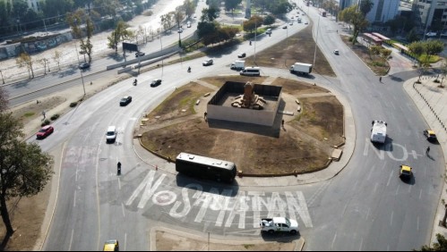 Nuevas manifestaciones en Plaza Italia generan cortes de tránsito y cierre de estación de Metro