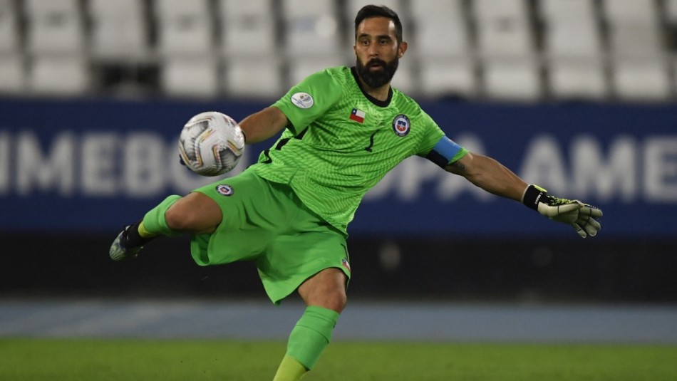 Claudio Bravo no se achica ante Colombia: Claudio Bravo no se achica ante Colombia: