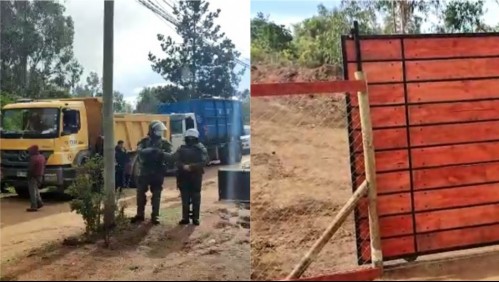 Desalojan a cerca de 20 familias que pretendían instalarse en terreno del padre de Javier Margas en El Tabo
