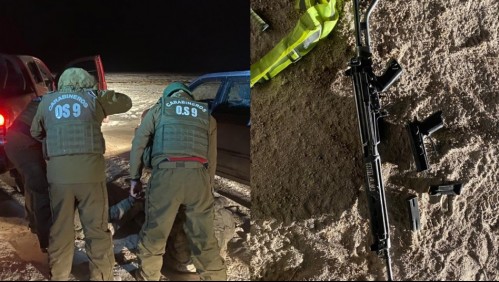 Detienen a tres presuntos militares bolivianos por robo de autos y disparar contra Carabineros en Colchane