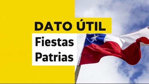 Fiestas Patrias: Entérate si es obligación instalar la bandera chilena el 18 de septiembre
