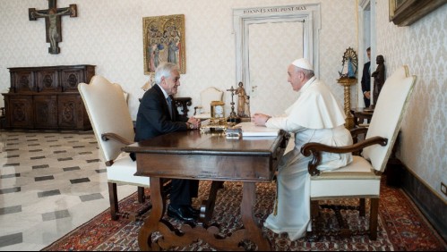 Piñera se reunió con el Papa Francisco en el Vaticano y luego hará lo propio con Boris Johnson en Londres