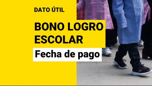 Bono Logro Escolar: Cuándo se paga y cómo saber si soy beneficiario