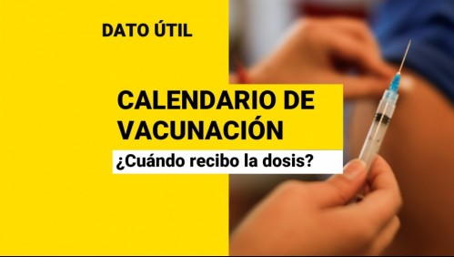 Calendario de vacunación: ¿Quiénes reciben la dosis entre el lunes 18 y el viernes 22 de octubre?