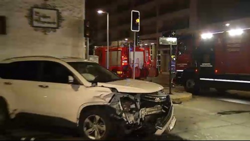 Niña de 3 años sufre fractura tras violento choque protagonizado por conductor ebrio en Santiago