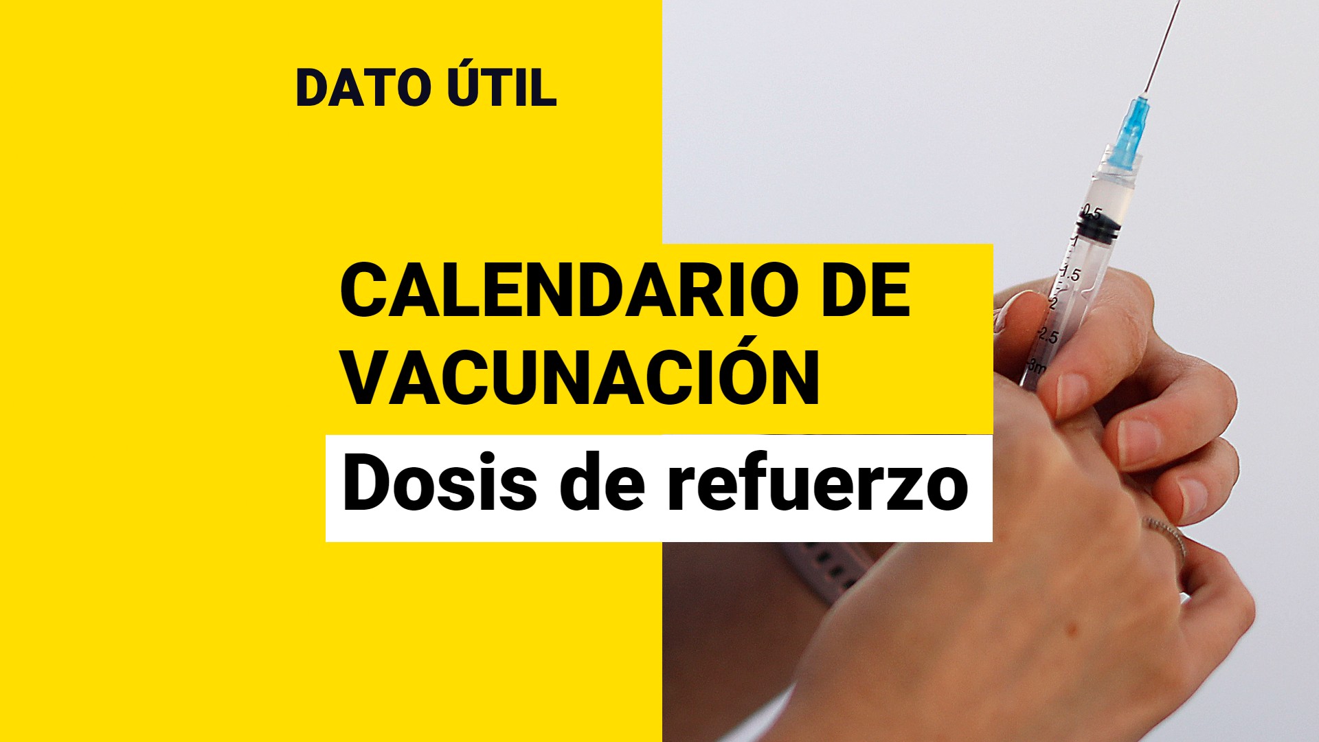 Dosis de refuerzo: ¿Quiénes reciben la vacuna entre el lunes 22 y el viernes 26 de noviembre?