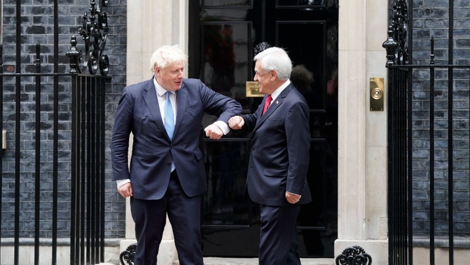 sebstian-pinera-y-boris-johnson Piñera cierra su gira por Europa con reunión con Boris Johnson enfocada en la pandemia y cambio climático