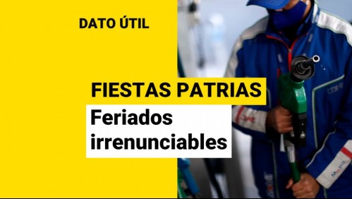 Fiestas Patrias: ¿Quiénes pueden trabajar durante los feriados irrenunciables?