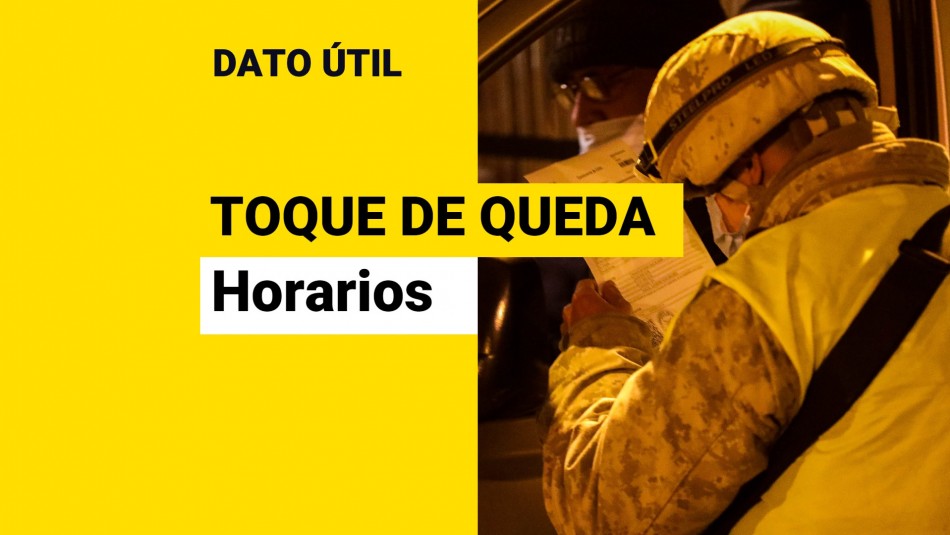 ¿A qué hora comienza el toque de queda en mi región este domingo 19 de septiembre? ¿A qué hora comienza el toque de queda en mi región este domingo 19 de septiembre?