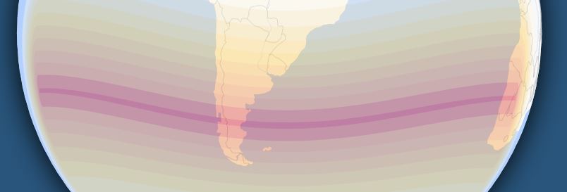 Este es el recorrido calculado para el eclipse totol de sol en 2048