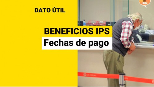 Beneficios IPS: Revisa solo con tu RUT la fecha de tus pagos