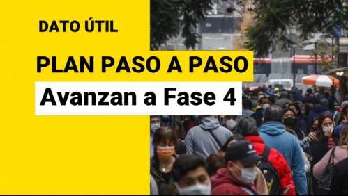 Plan Paso a Paso: ¿Qué comunas avanzan a Apertura este miércoles 15 de septiembre?