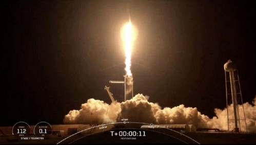 Turistas del SpaceX ya están en el espacio tras exitoso lanzamiento: pasarán tres días orbitando la Tierra