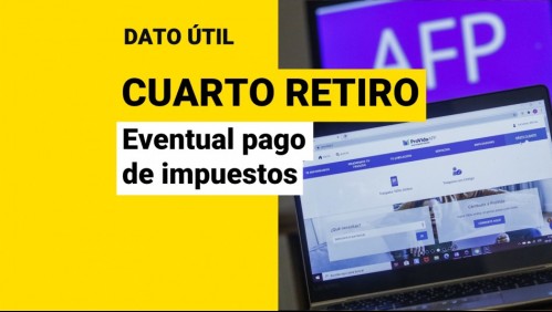 Cuarto retiro del 10%: ¿Quiénes podrían pagar impuestos si retiran sus fondos?