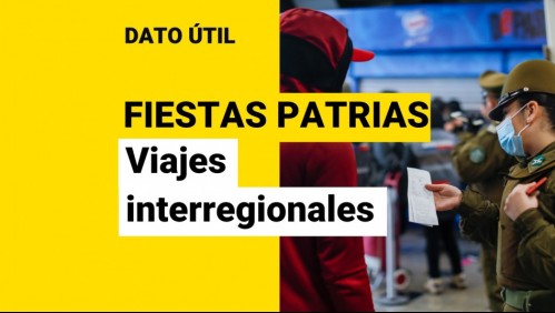 Fiestas Patrias: ¿Qué documentos necesito para viajar a otra región?