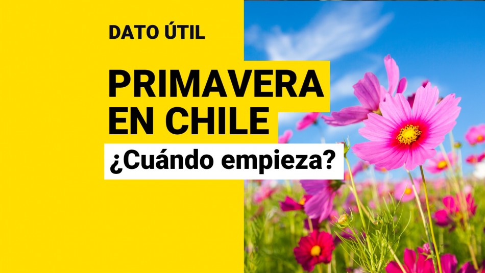 ¿cuándo Y A Qué Hora Empieza La Primavera En Chile Meganoticias