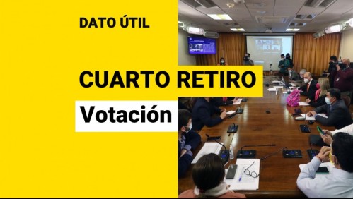 Cuarto retiro del 10%: ¿A qué hora se vota y cómo seguirlo en vivo?