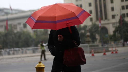 Lluvia en Santiago: revisa las comunas en que habrá precipitaciones y hasta qué hora