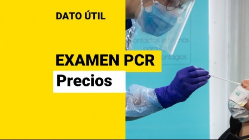¿Cuánto cuesta hacerse un examen PCR?
