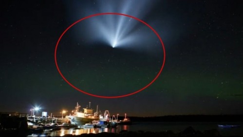 Espectáculo en el cielo: Captan 'medusa espacial' tras lanzamiento de un cohete sobre el mar de Rusia