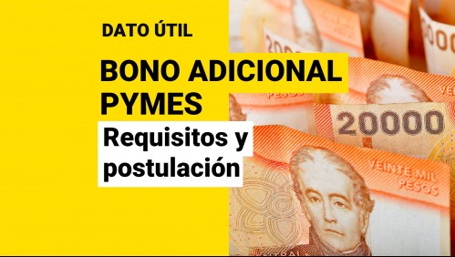 Bono Adicional IVA para Pymes: ¿Cuáles son los requisitos y hasta cuándo puedo postular?