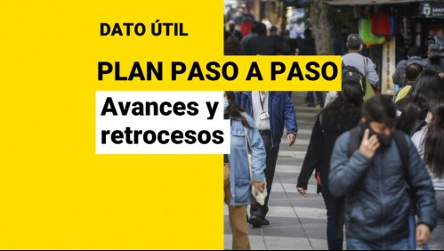 Plan Paso a Paso: ¿Qué comunas avanzan y retroceden de fase este sábado 1 de enero?