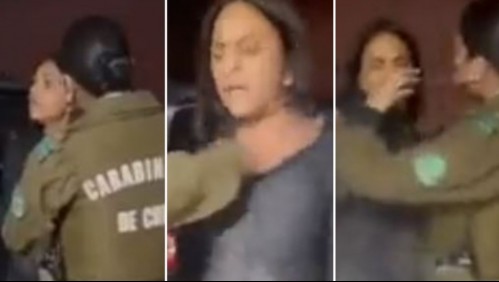 'No me vuelvas a ahorcar': Video muestra violento accionar de carabinero contra constituyente Tiare Aguilera