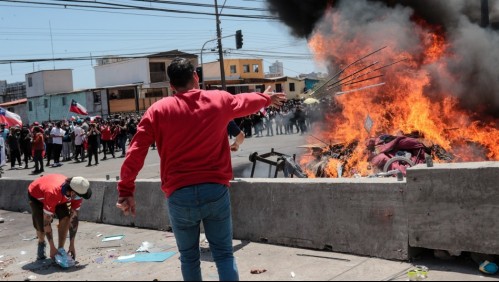 Fiscalía investigará quema de enseres de migrantes durante marcha en Iquique